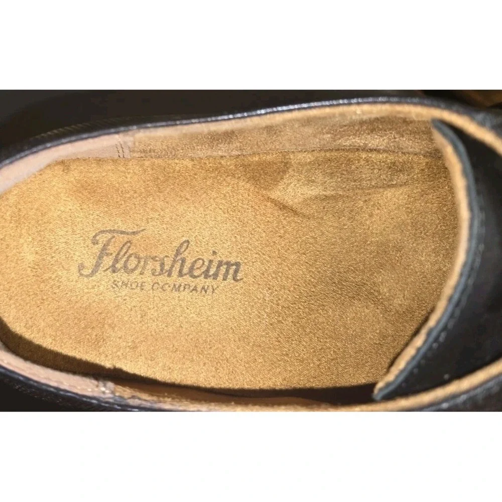 Florsheim Dress Shoes Black Lace Up  Flexsole Sz 10.5D